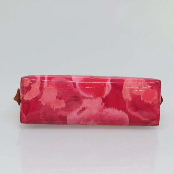 LOUIS VUITTON Vernis Ikat Flower Pochette Cosmetic Pink - Picture 7 of 15